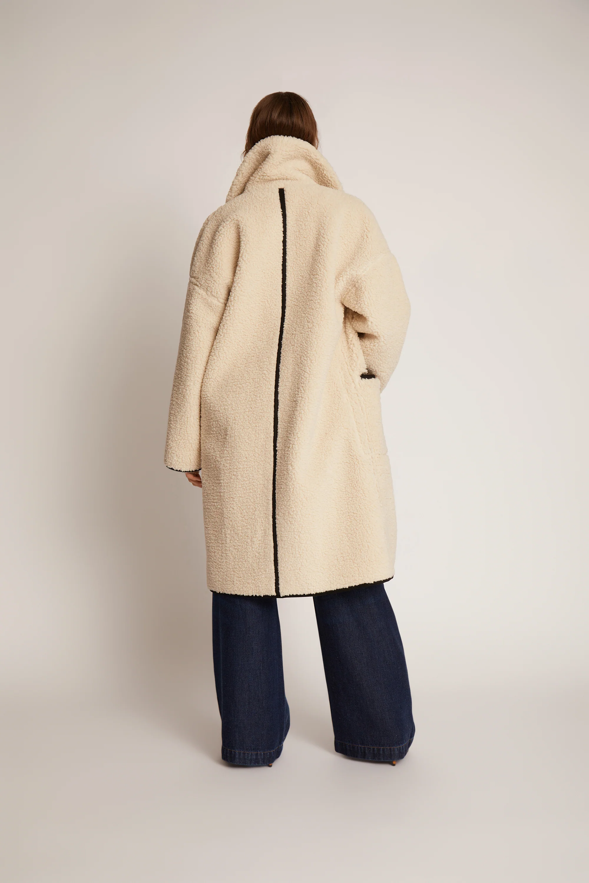 MUNTHE  Tibur frakke - sort/creme