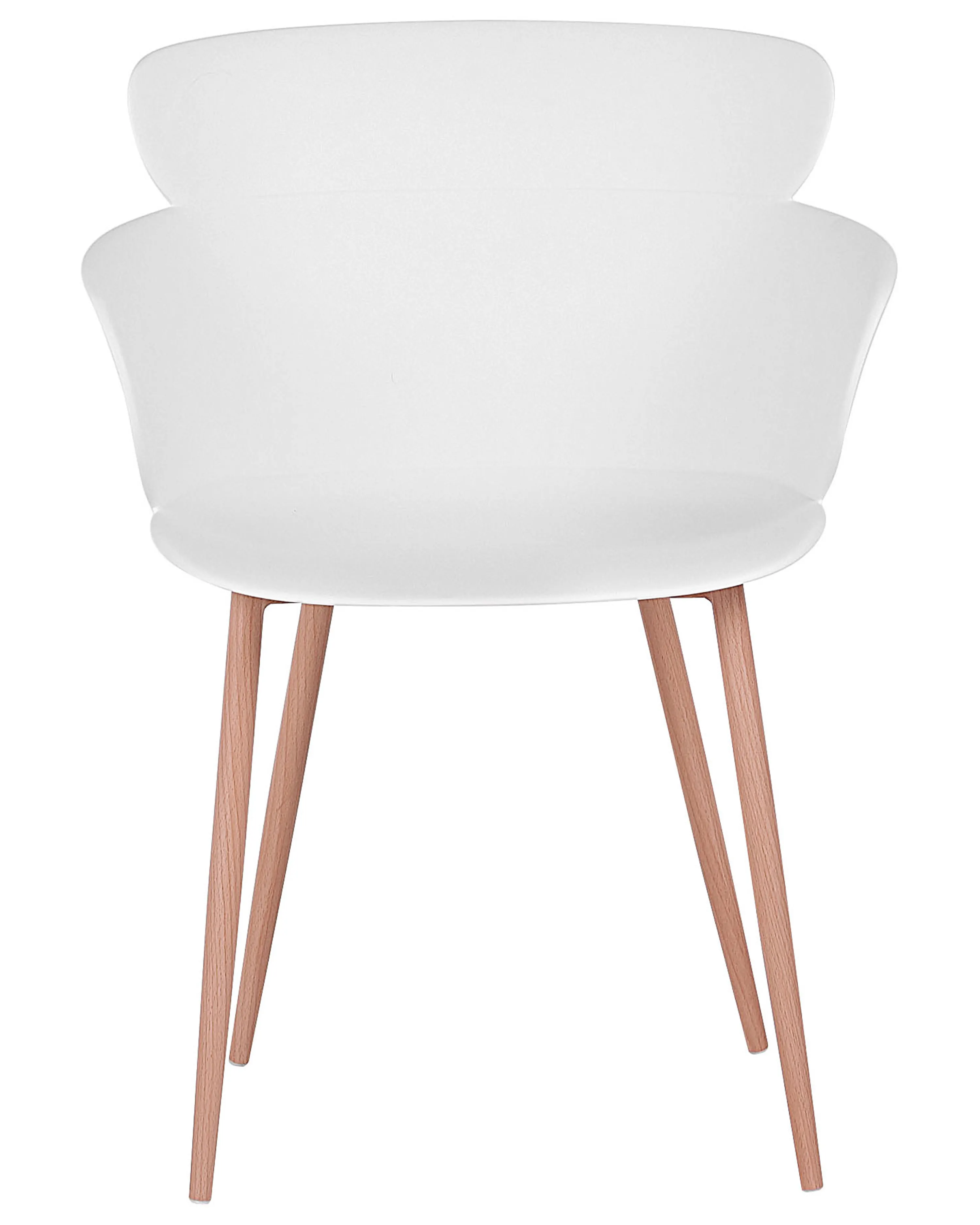 Set van 2 eetkamerstoelen SUMKLEY Wit