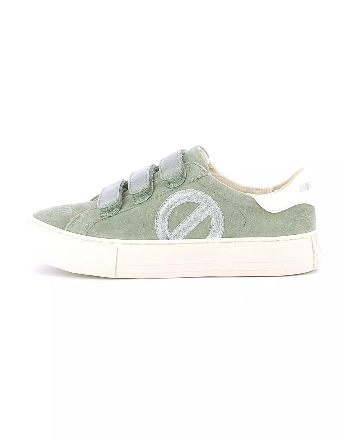 NO NAME ARCADE STRAPS SIDE - Baskets TILLEUL/GREEN