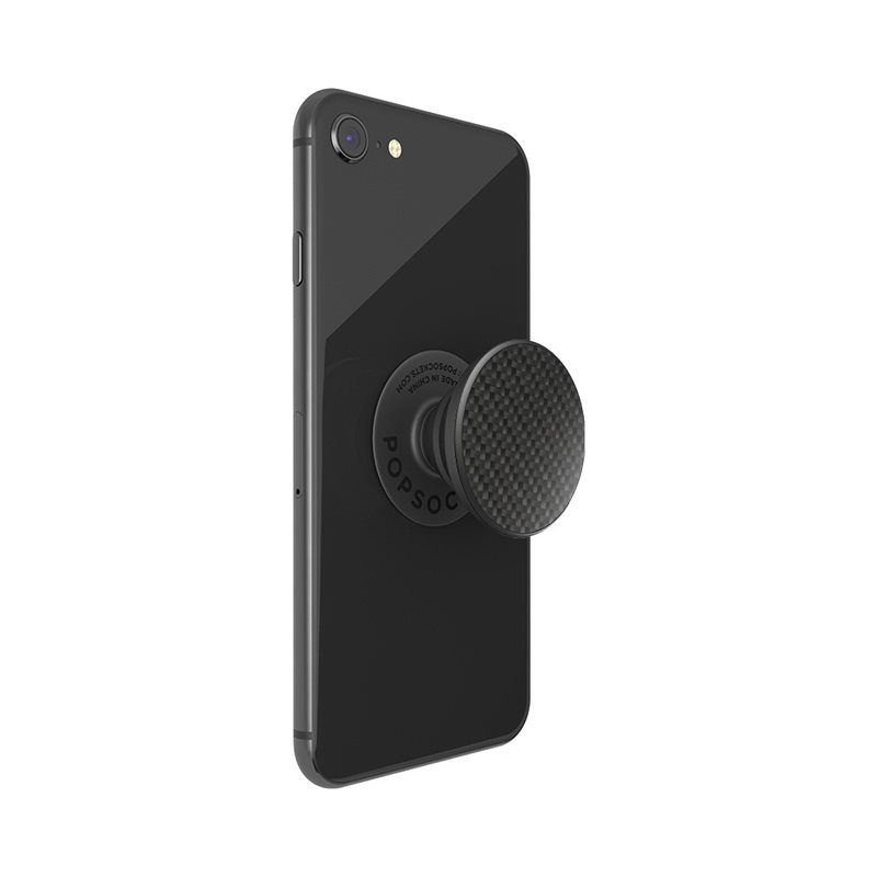 PopGrip Luxe Finger Griff Halterung für Smartphones / Tablets (800927) - Genuine Carbon Fiber