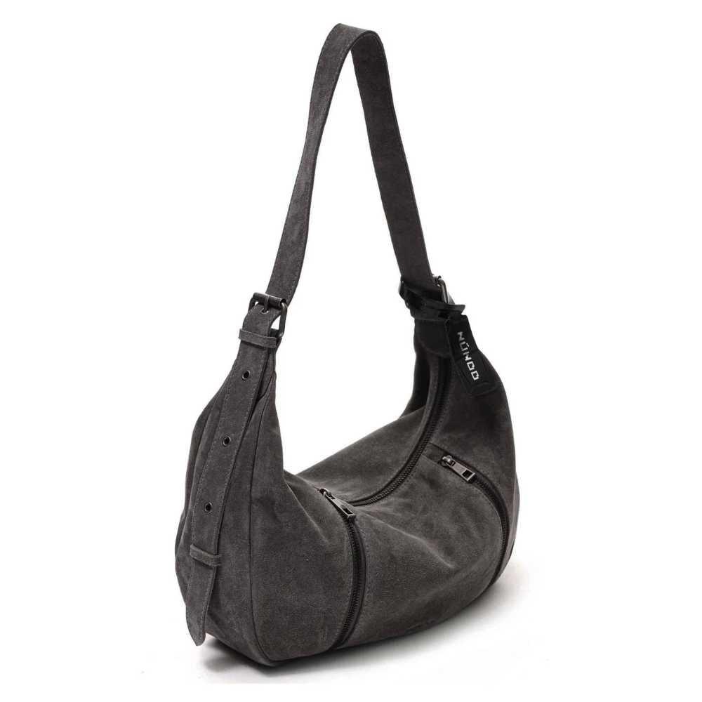 Nunoo | Small Stella | Suede schoudertas