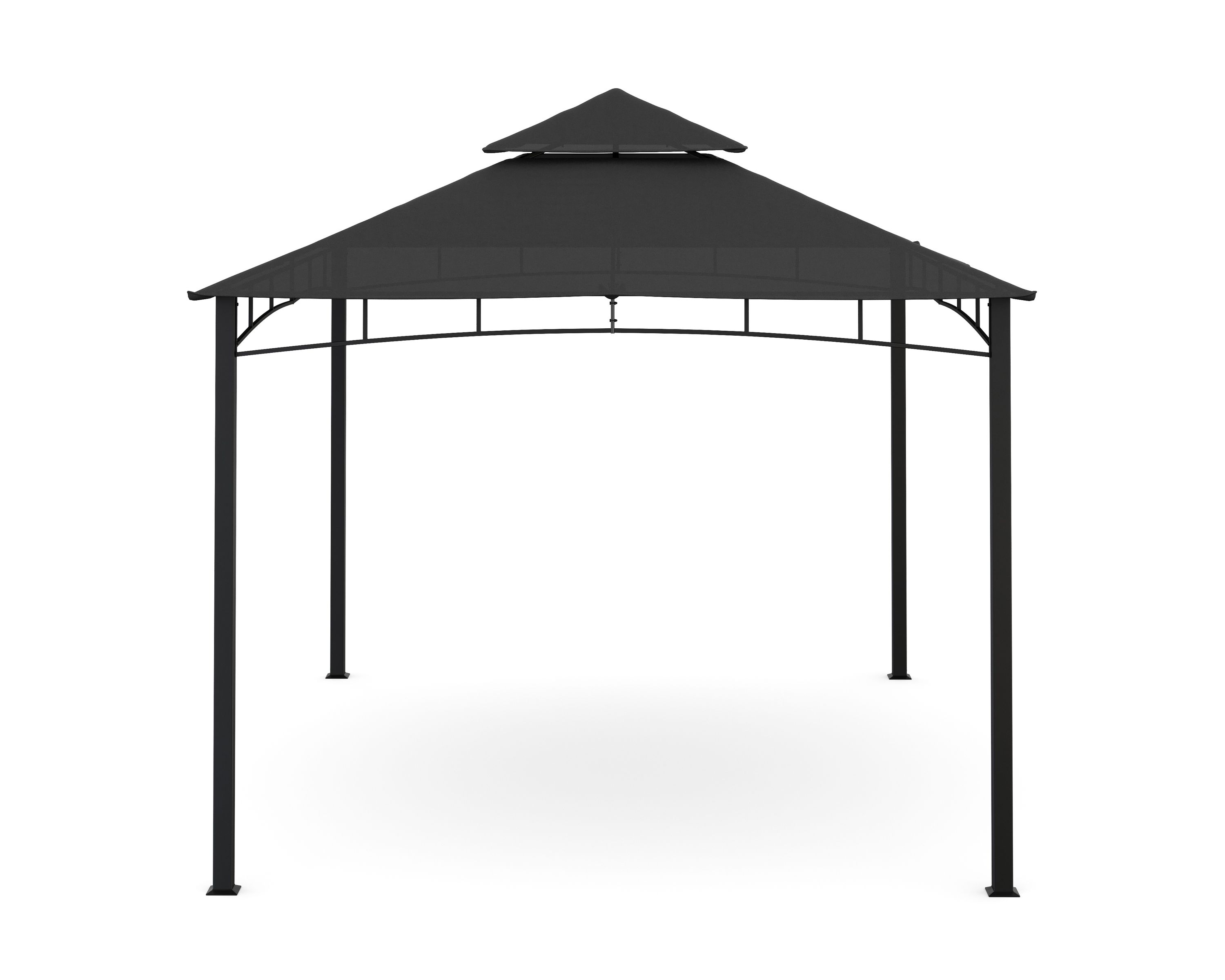 Gartenpavillon GAZ 4 x 3 m anthrazit