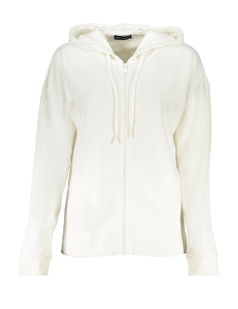 White Zipper Jacket for Women