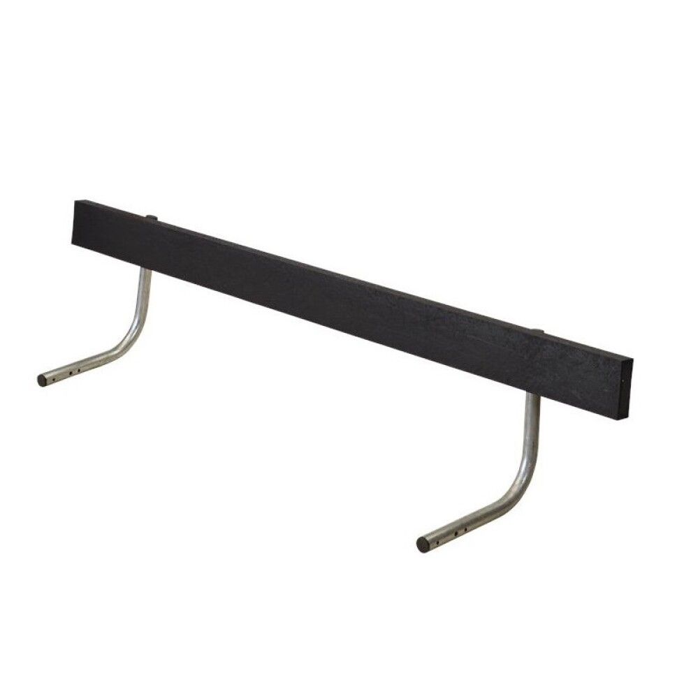 RYGGSTØTTE PLUS RE-PLAST 177CM SVART