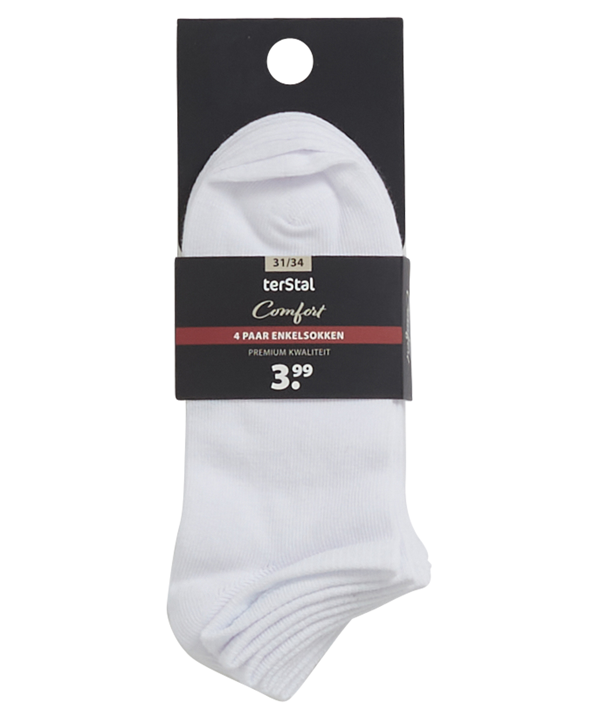 4-pack sneakersokken uni