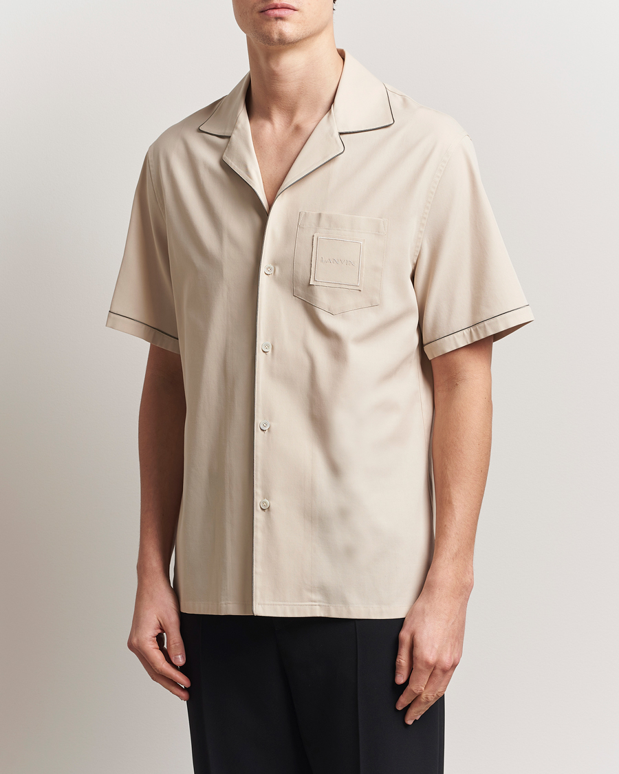 Lanvin Bowling Shirt Mastic