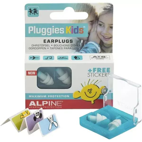 Protetores auriculares Alpine PluggiesKids (1 par)