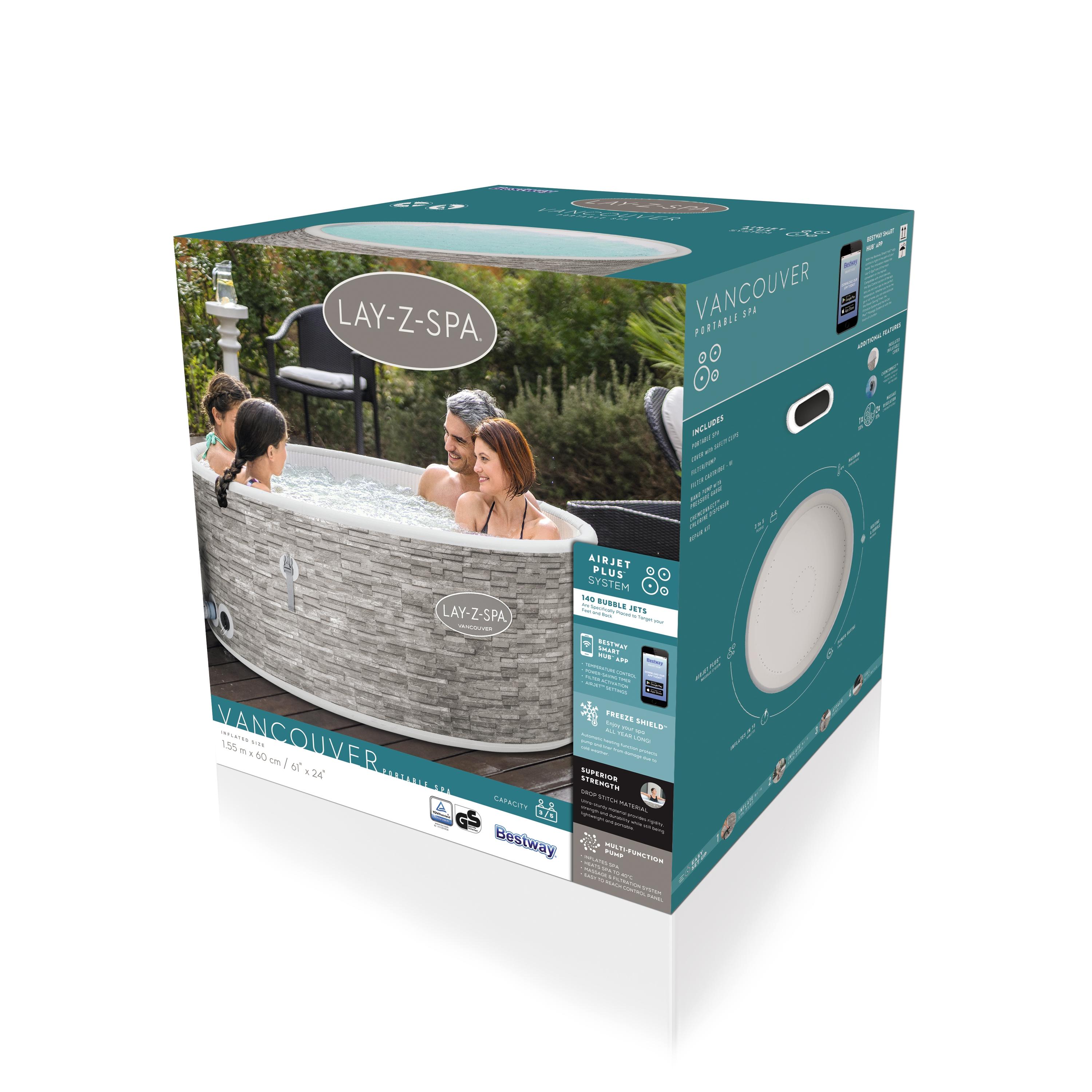 Bestway Whirlpool Lay-Z-Spa VANCOUVER 5 Personen