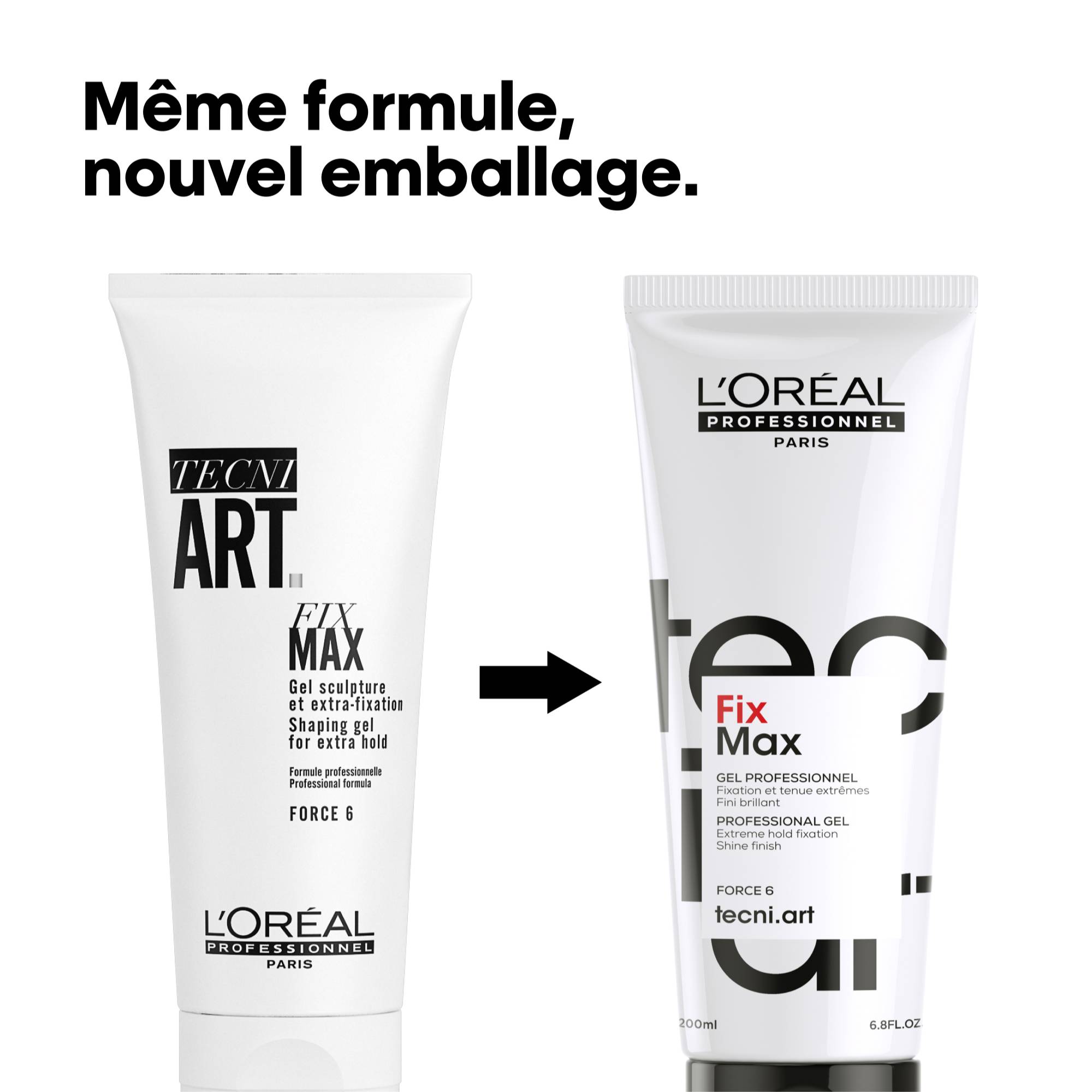 Gel sculptant extra fort Fix Max Tecni.Art / 200ml