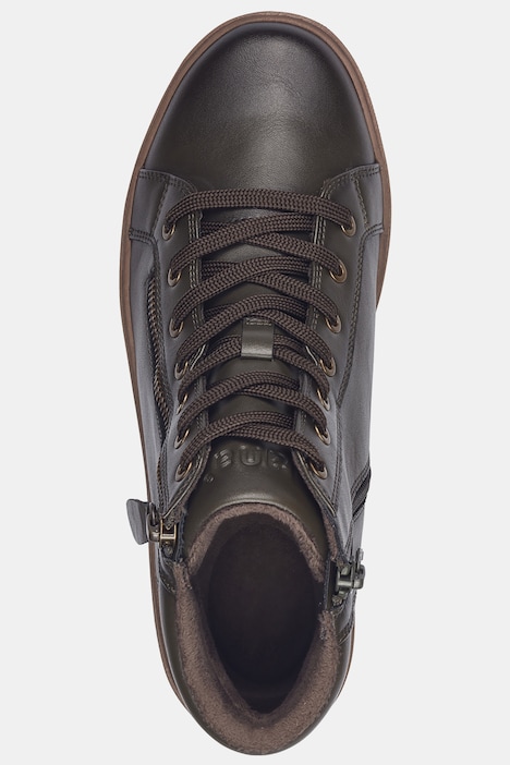 Leder-Sneaker, Jana Shoes, Wechselfußbett, Zipper