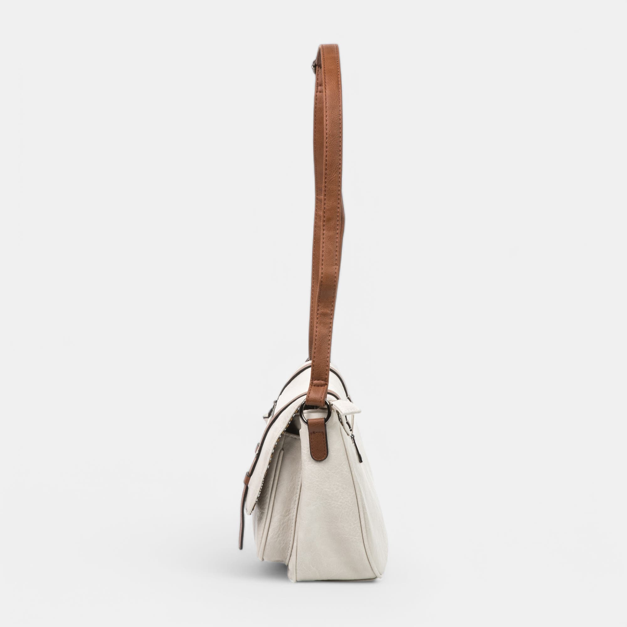 Sac bandoulière beige