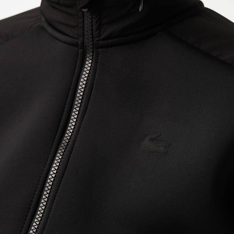 Sweatshirt zippé femme loose fit Lacoste SPORT avec capuche Sweatshirts - Noir - Lacoste - Femme