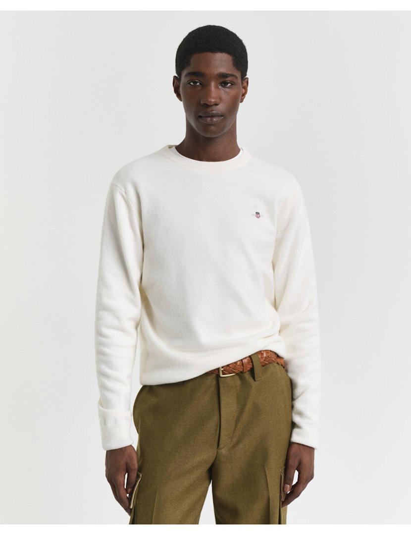 Fine Wool Sweater Beige