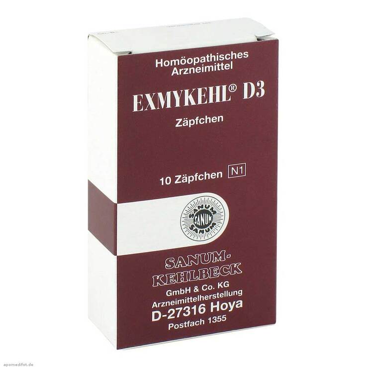 Exmykehl D 3 Suppositorien, 10 St