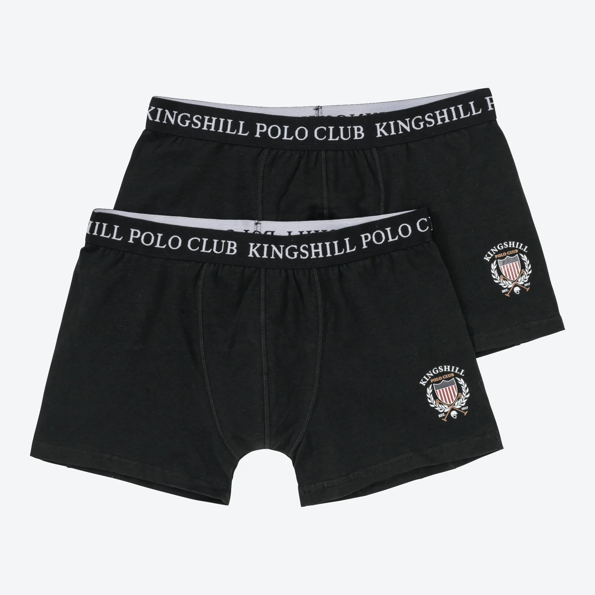 Kingshill Polo Club Herren-Retroshorts, 2er-Pack
