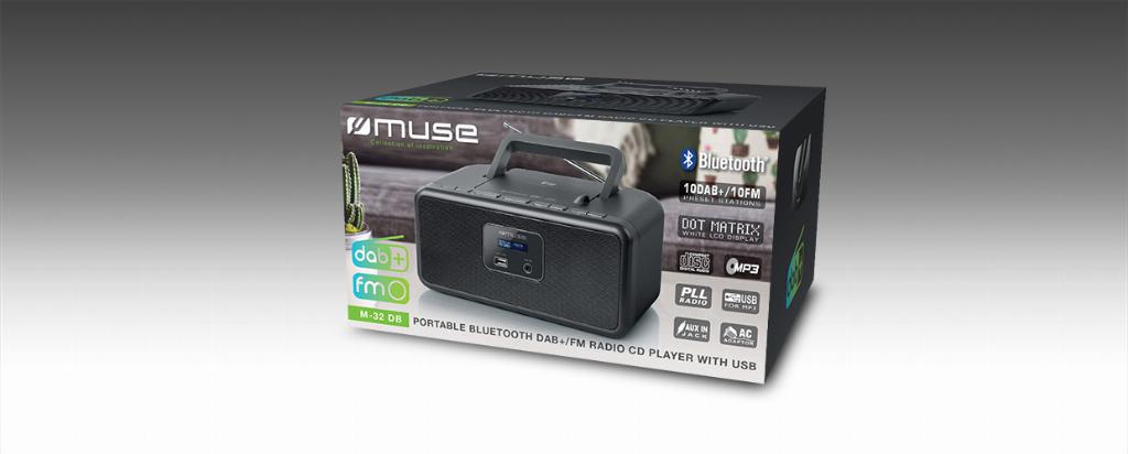 Muse M-32 DB Radio DAB+/CD/BT/USB