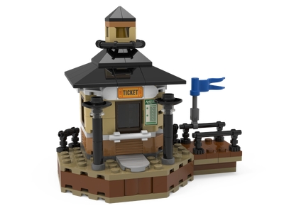 LEGO Kaartjesloket van de 'Amelia' (5009157)