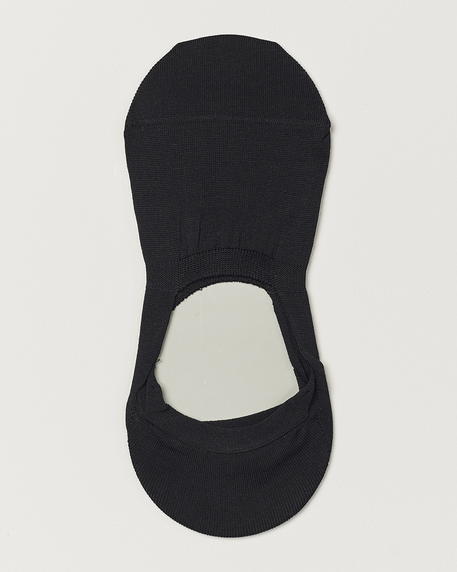 Bresciani Step in Ghost Socks Black