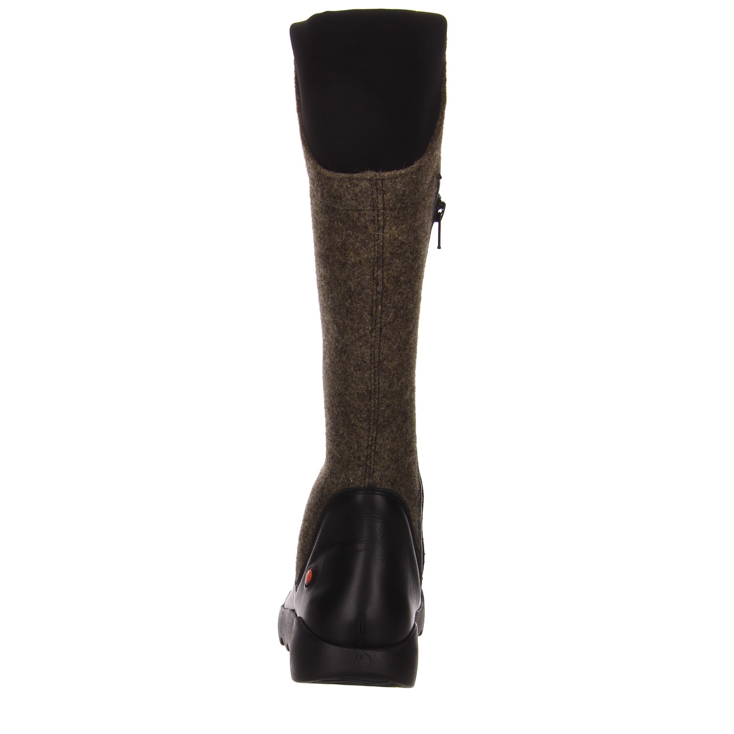 Softinos Stiefel schwarz/braun schwarz
