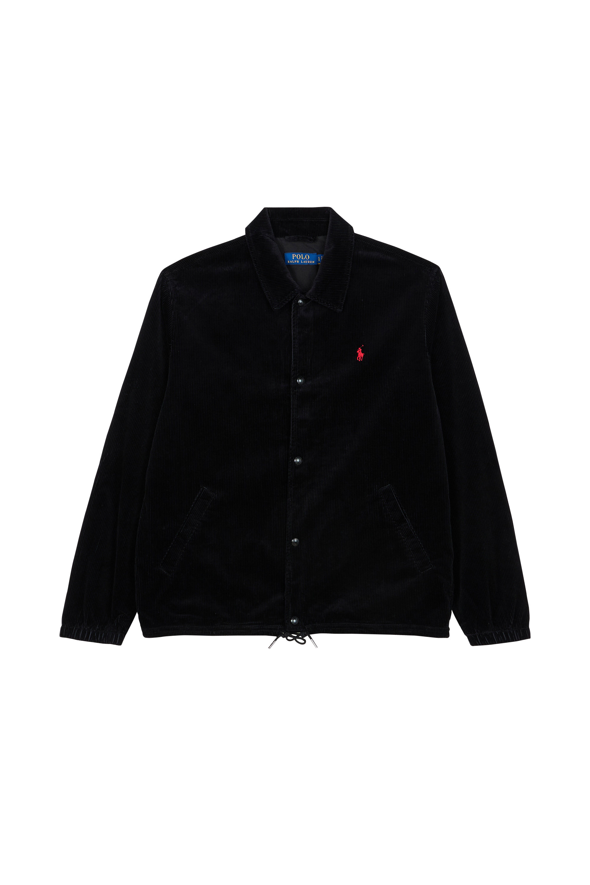 POLO RALPH LAUREN Chemise 8W CORDUROY-COACH'S JKT Noir