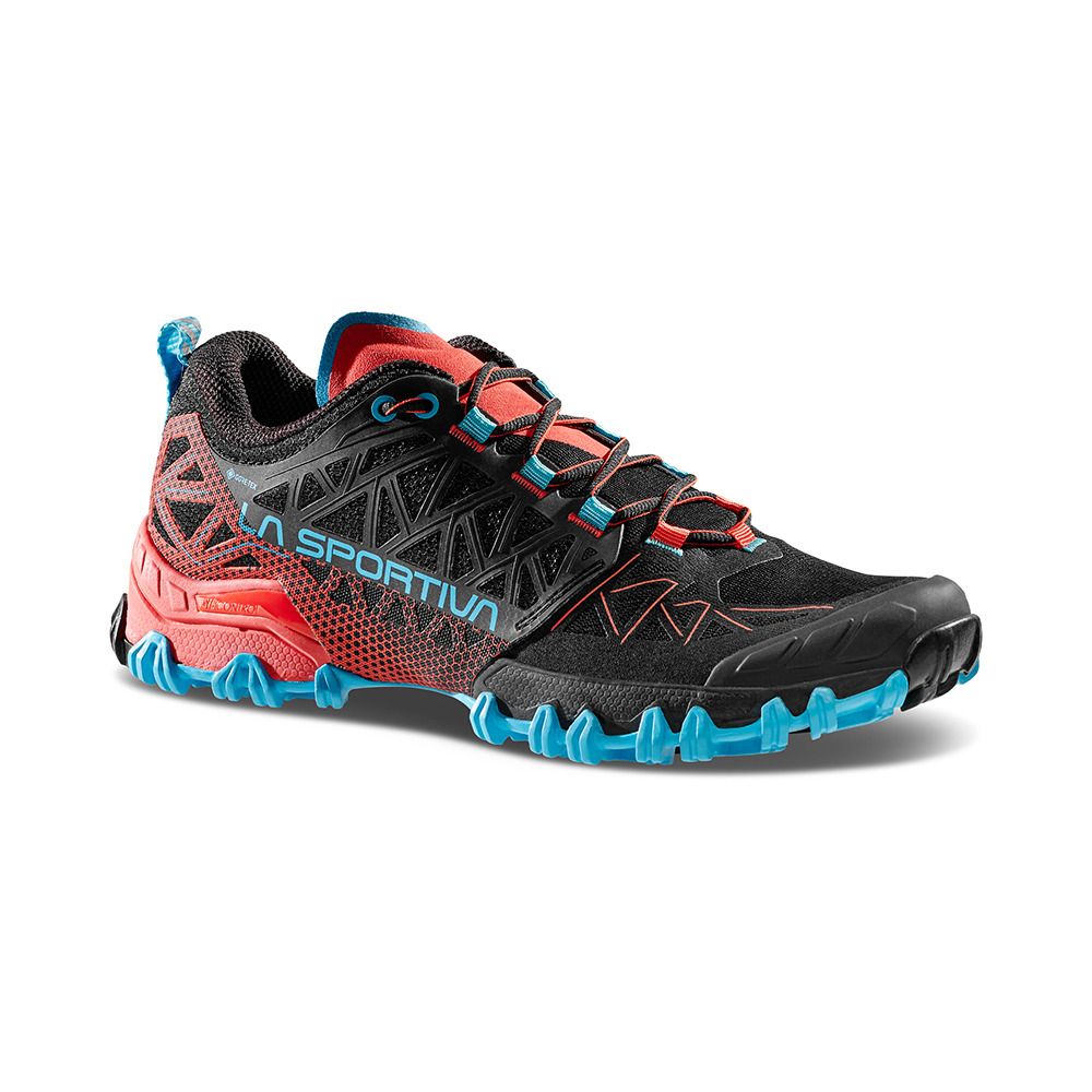 La Sportiva BUSHIDO II GTX - Chaussures trail Femme black/hibiscus
