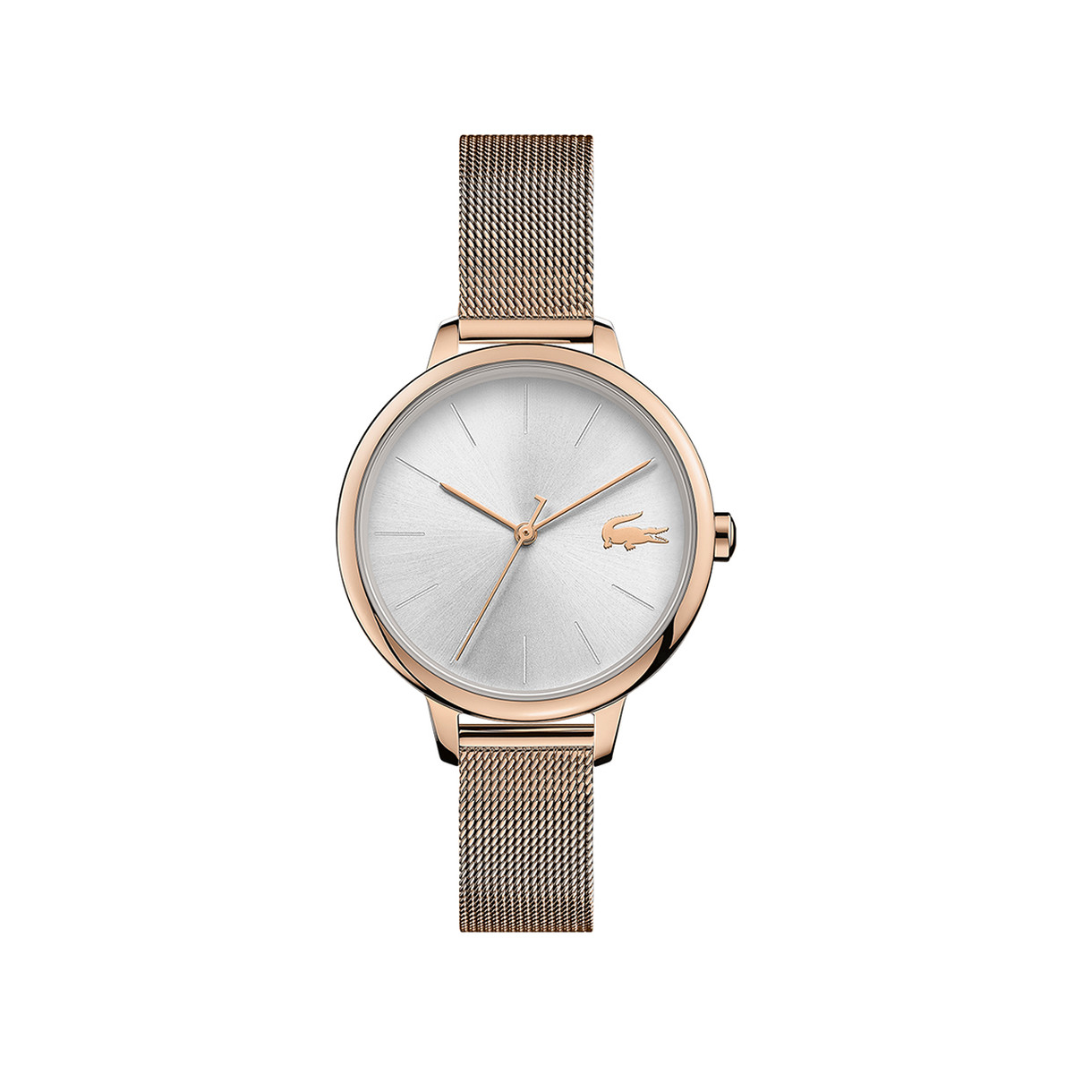 Montre Lacoste femme acier doré rose milanais