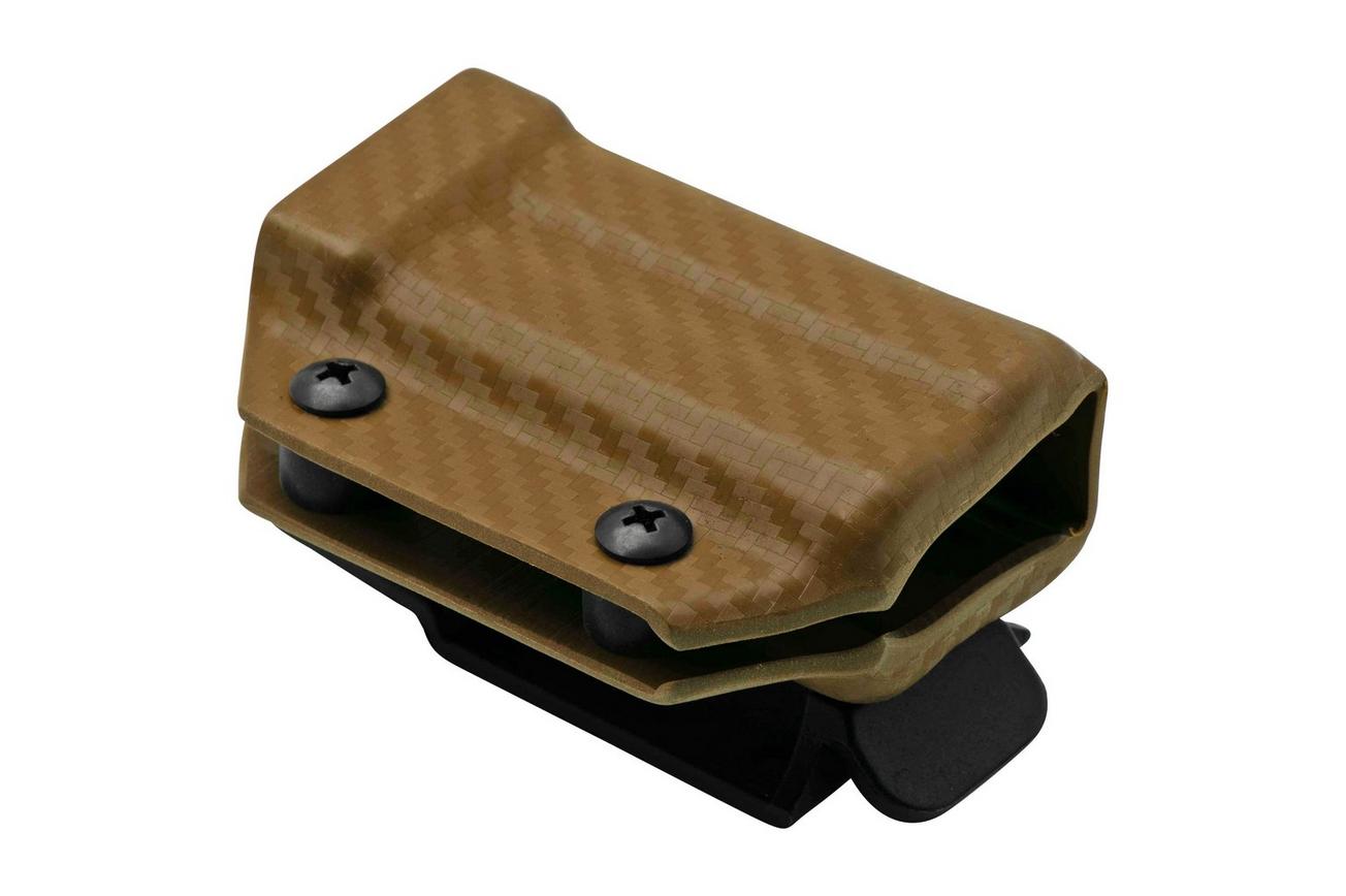 Clip And Carry Kydex Sheath Leatherman Charge Plus, Carbon Fiber Brown LCHARGE-CF-BRN riemholster
