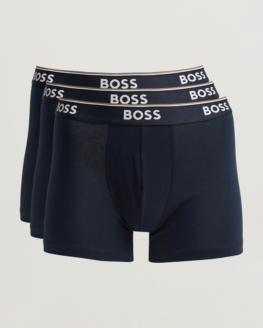 BOSS BLACK 3-Pack Boxer Brief Open Blue