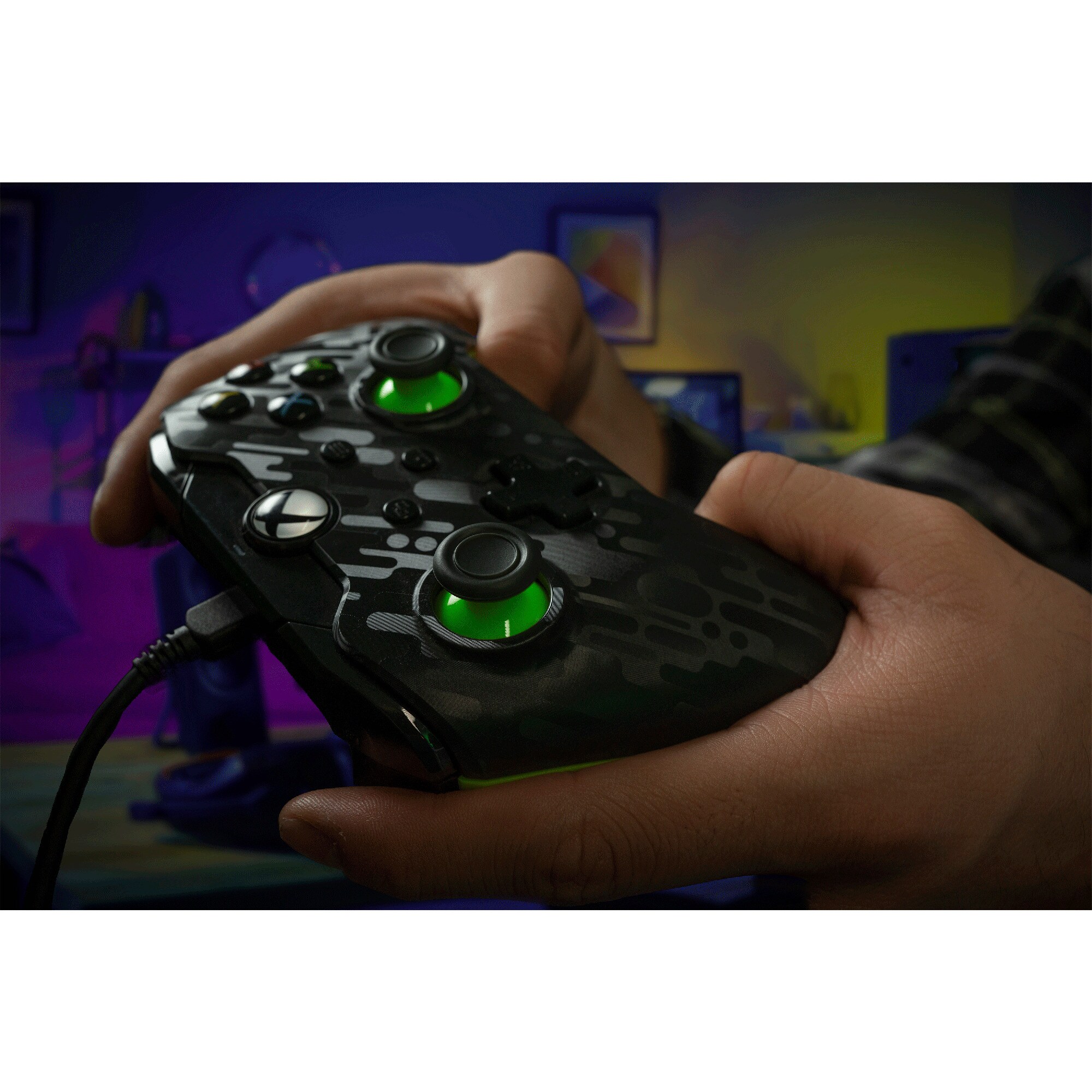 pdp Gamepad Wired Controller - Neon Carbon