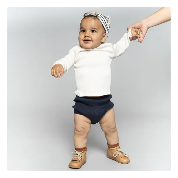 Minimalisma T-shirt Belfast Soie et Coton | Blanc cassé
