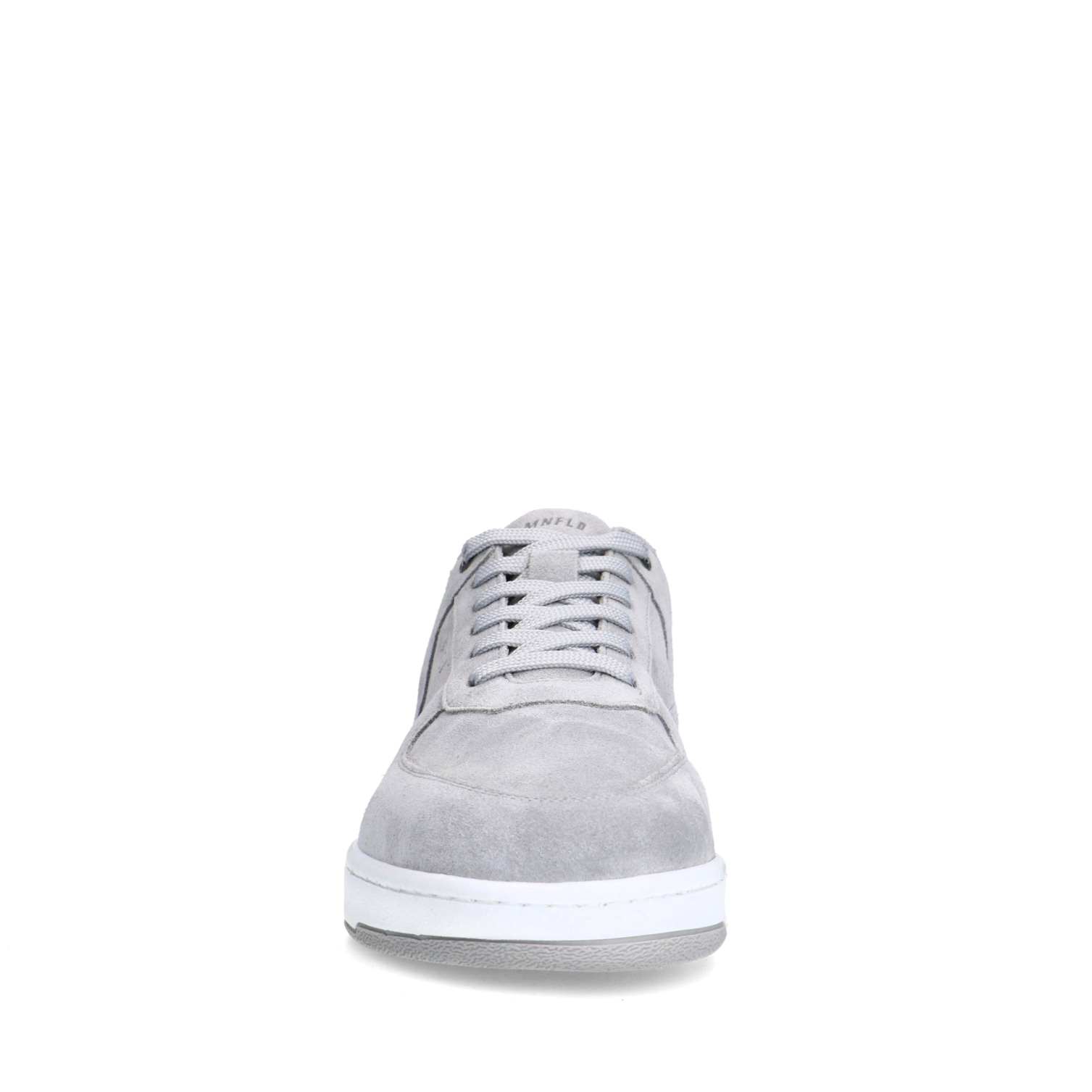 Grijze suède sneakers