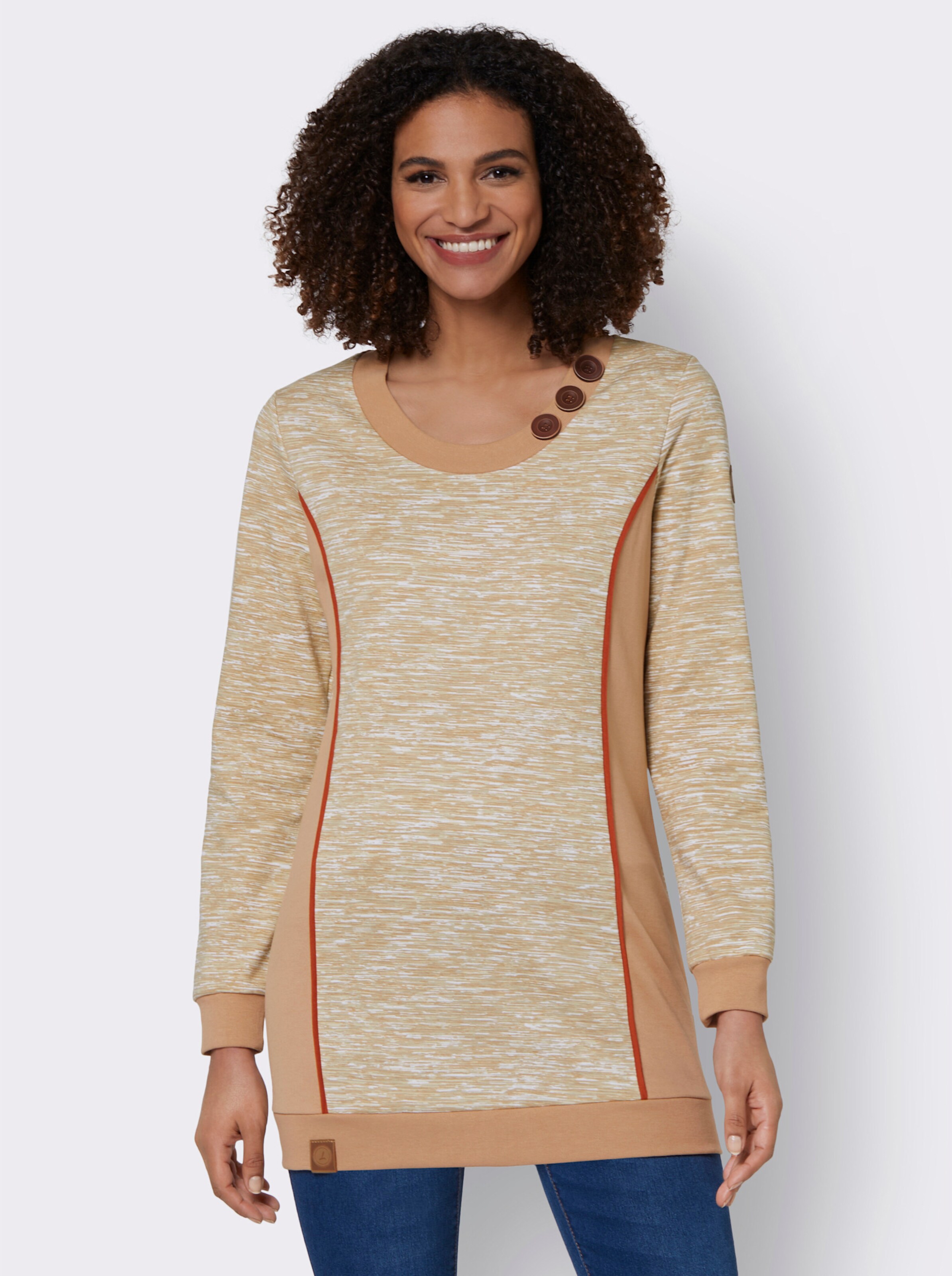 Sweatshirt in Longform