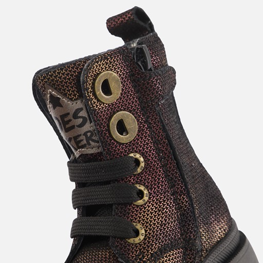 Shoesme Veterboots bruin Leer