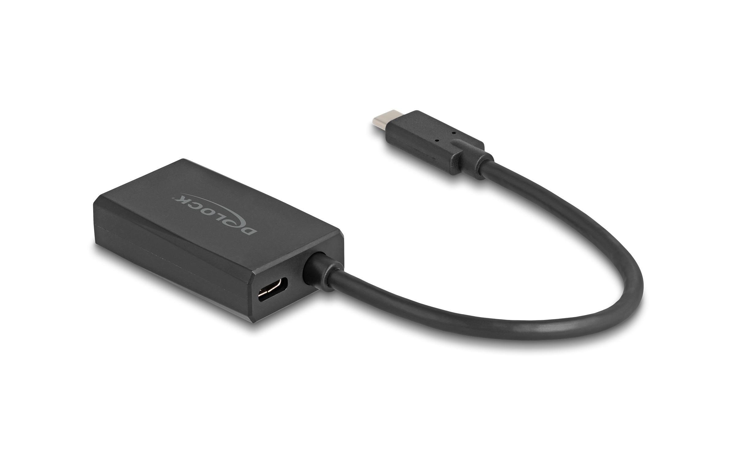 Adapter 4K/60Hz mit PD 100 W HDMI - USB Type-CDelock Adapter HDMI Buchse zu USB Type-C Stecker (DP Alt Mode) 4K mit PD 100 W