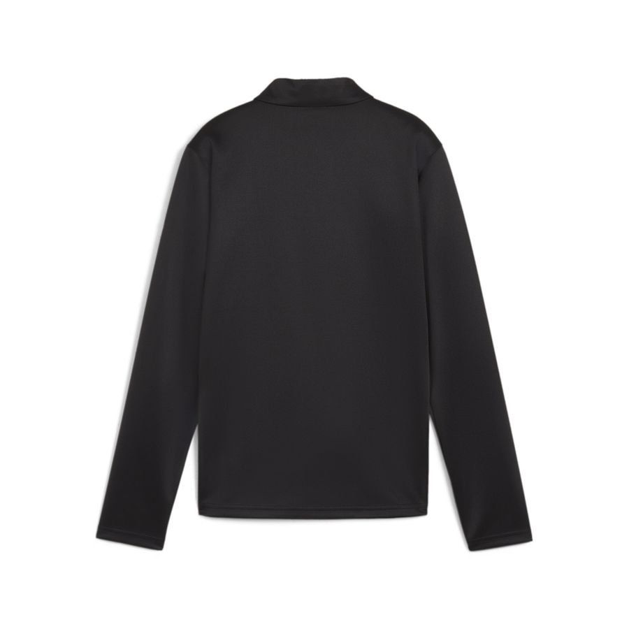 PUMA Maillot d'Entraînement teamGOAL Fermeture Éclair 1/4 - Noir/Blanc/Gris Enfant