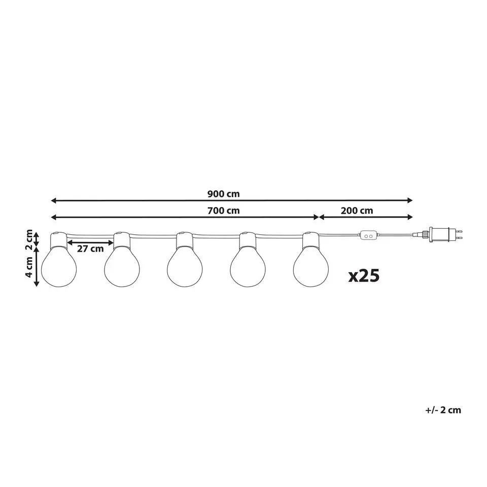 ISORTOQ - LED kerstverlichting - Meerkleurig - 900 cm - PVC