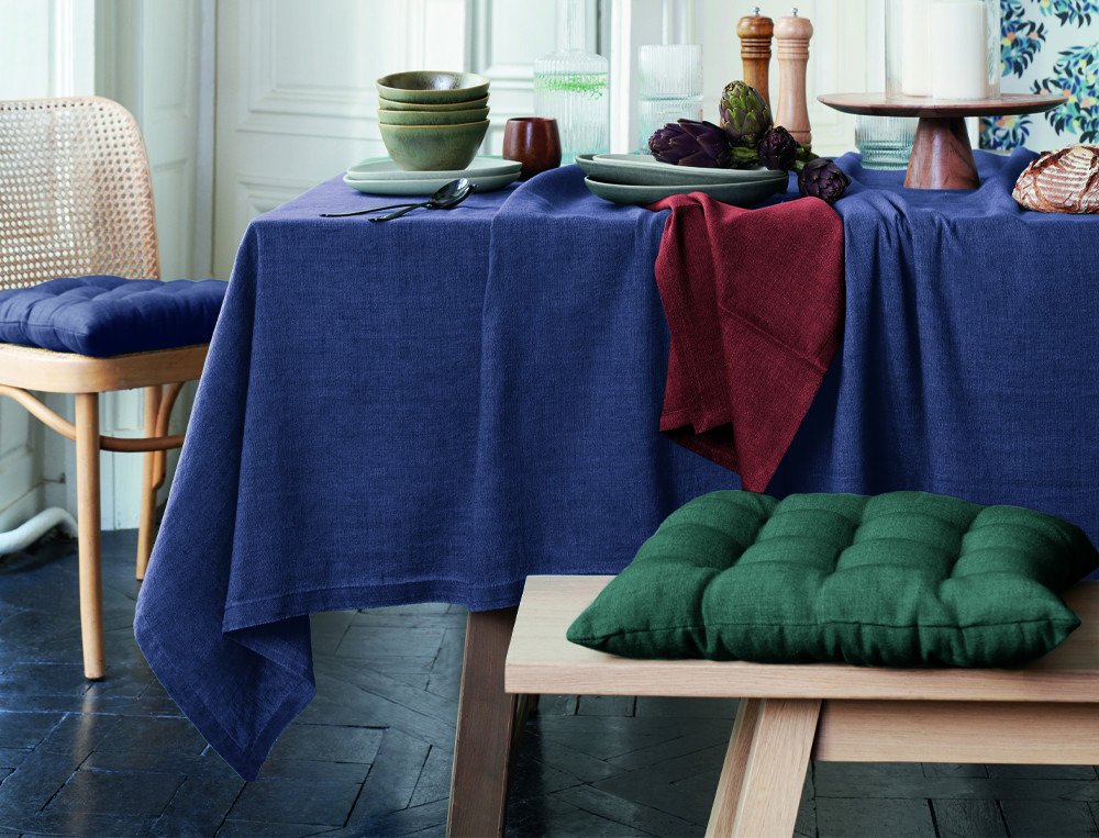 Nappe unie-Pause déjeuner