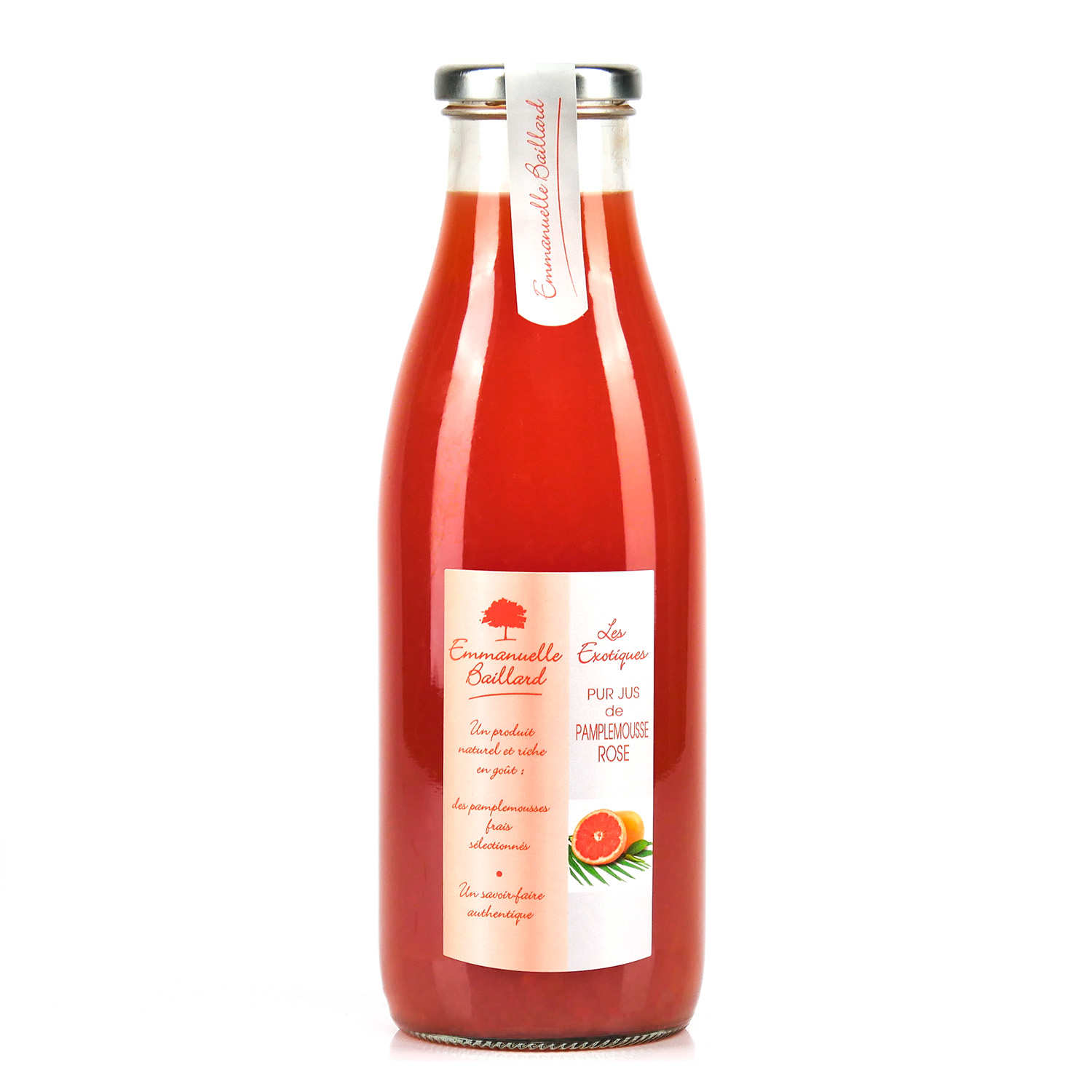 Pur jus de pamplemousse rose