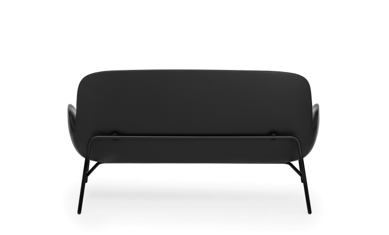 Normann Copenhagen Era Sofa bank met zwart stalen onderstel tango leather zwart