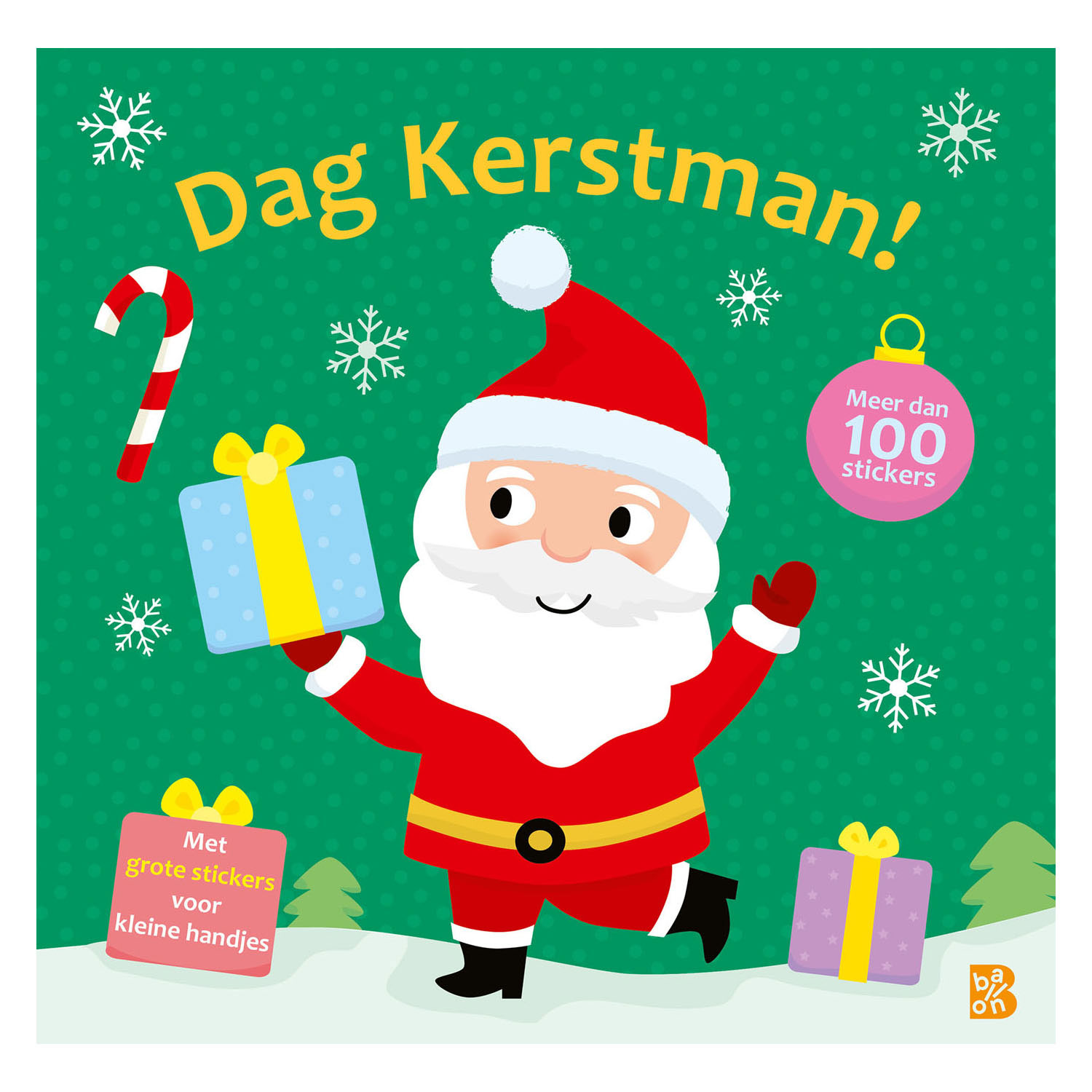 Dag Kerstman: stickerboek voor de kleintjes