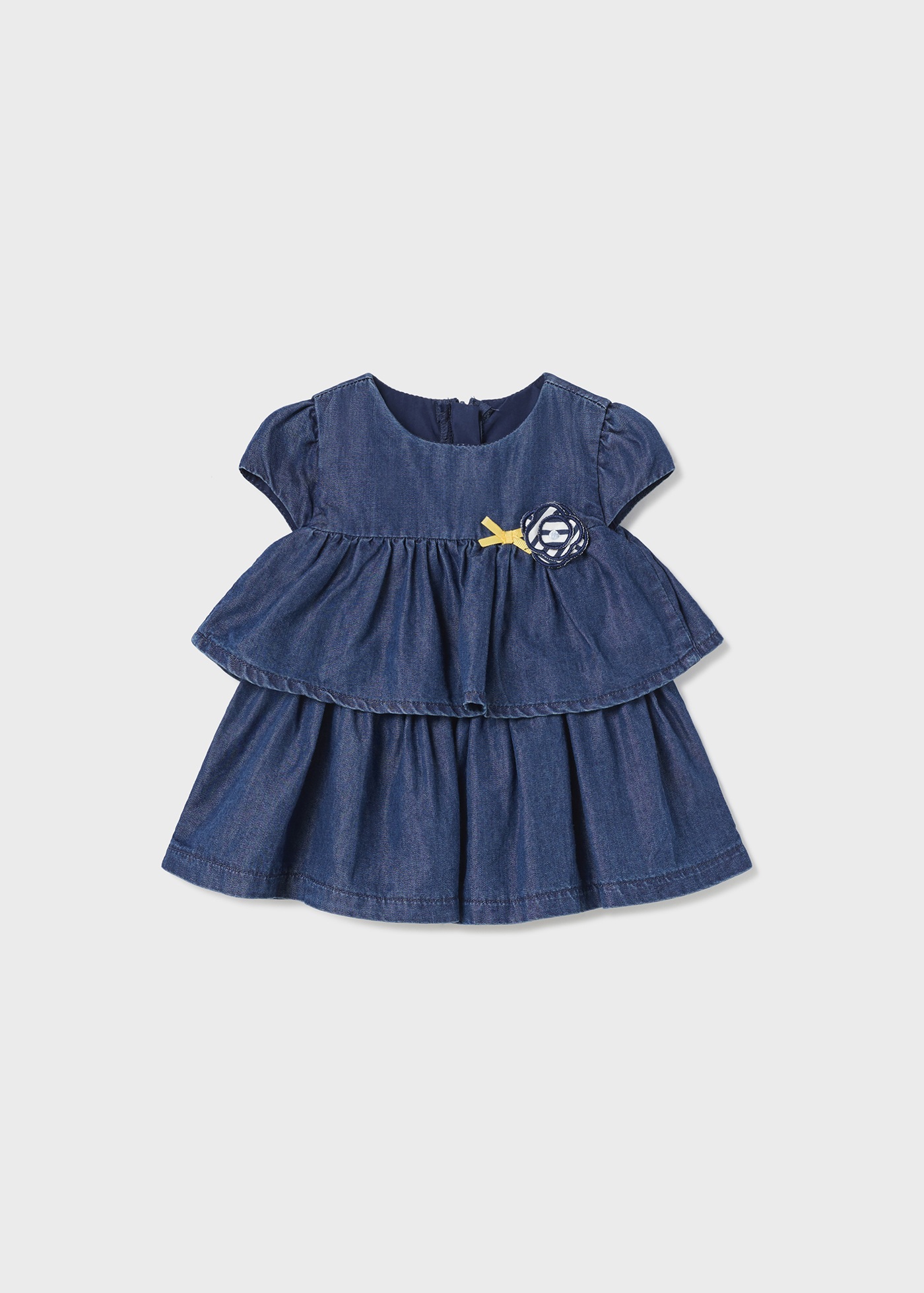 Vestido para recém-nascido em algodão sustentável e TENCEL™ Lyocell