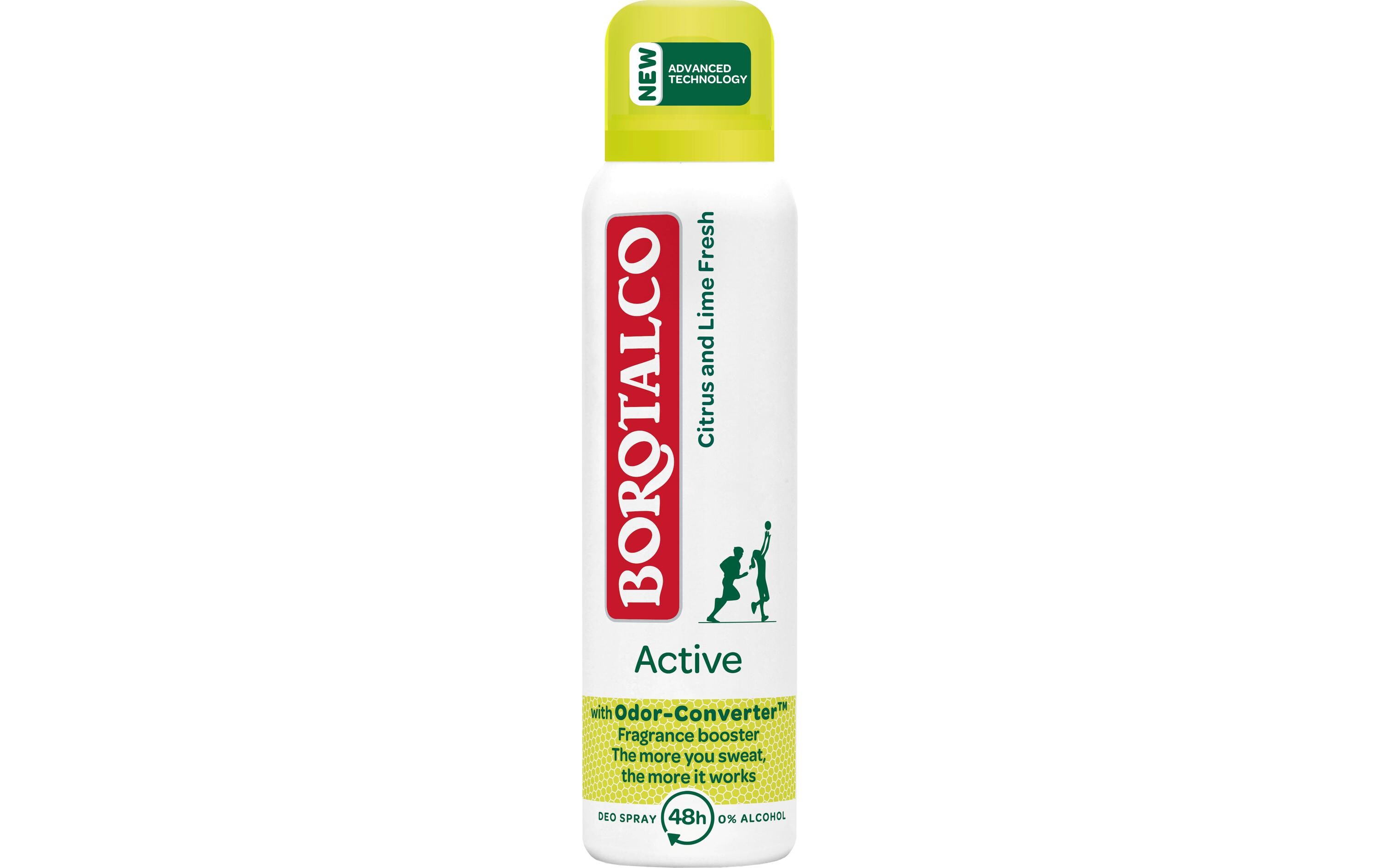 Deo Spray Active Green Fresh 150 mlDeospray mit frischem Zitrus- und Limettenduft