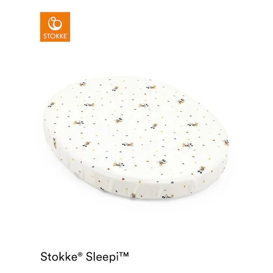 Drap-housse Stokke® Sleepi™ Mini   Mickey Celebration        0-6 mois   de               Stokke®