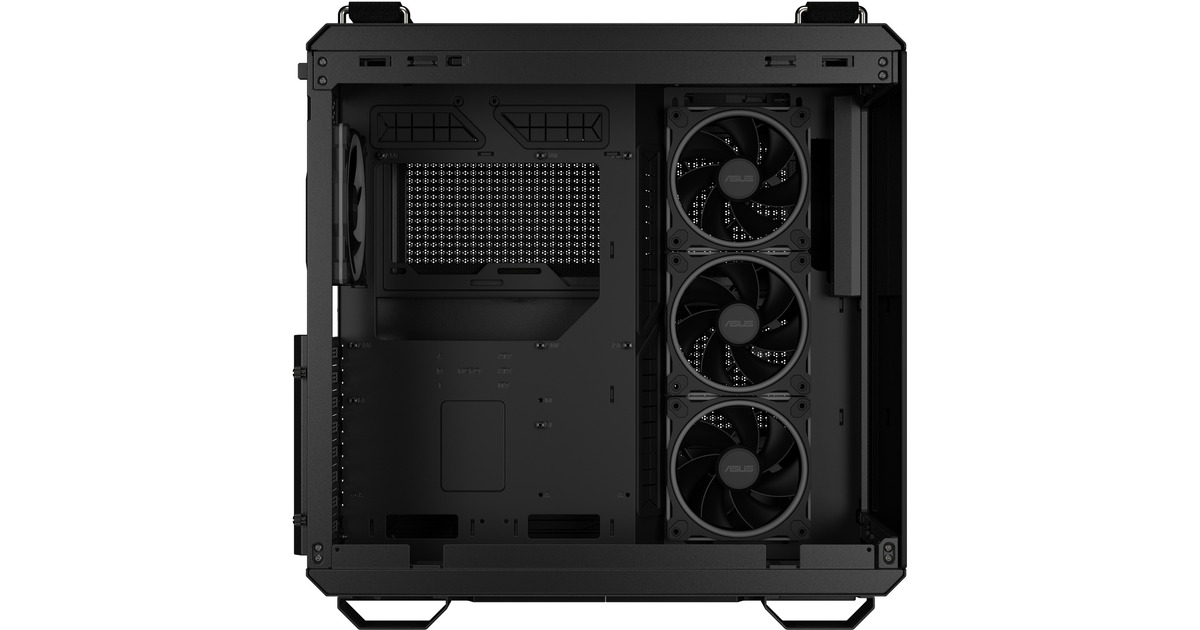 ASUSTUF Gaming GT502 Horizon ARGB midi tower behuizing  (Zwart | 3x USB-A | 1x USB-C | Tempered Glass)