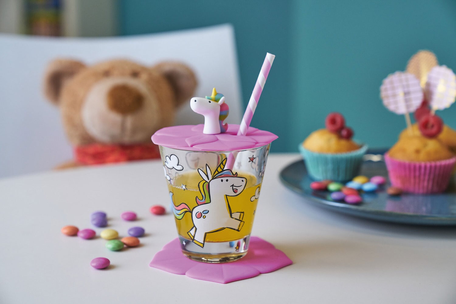 LEONARDO Kindergeschirr Deckel BAMBINI EINHORN