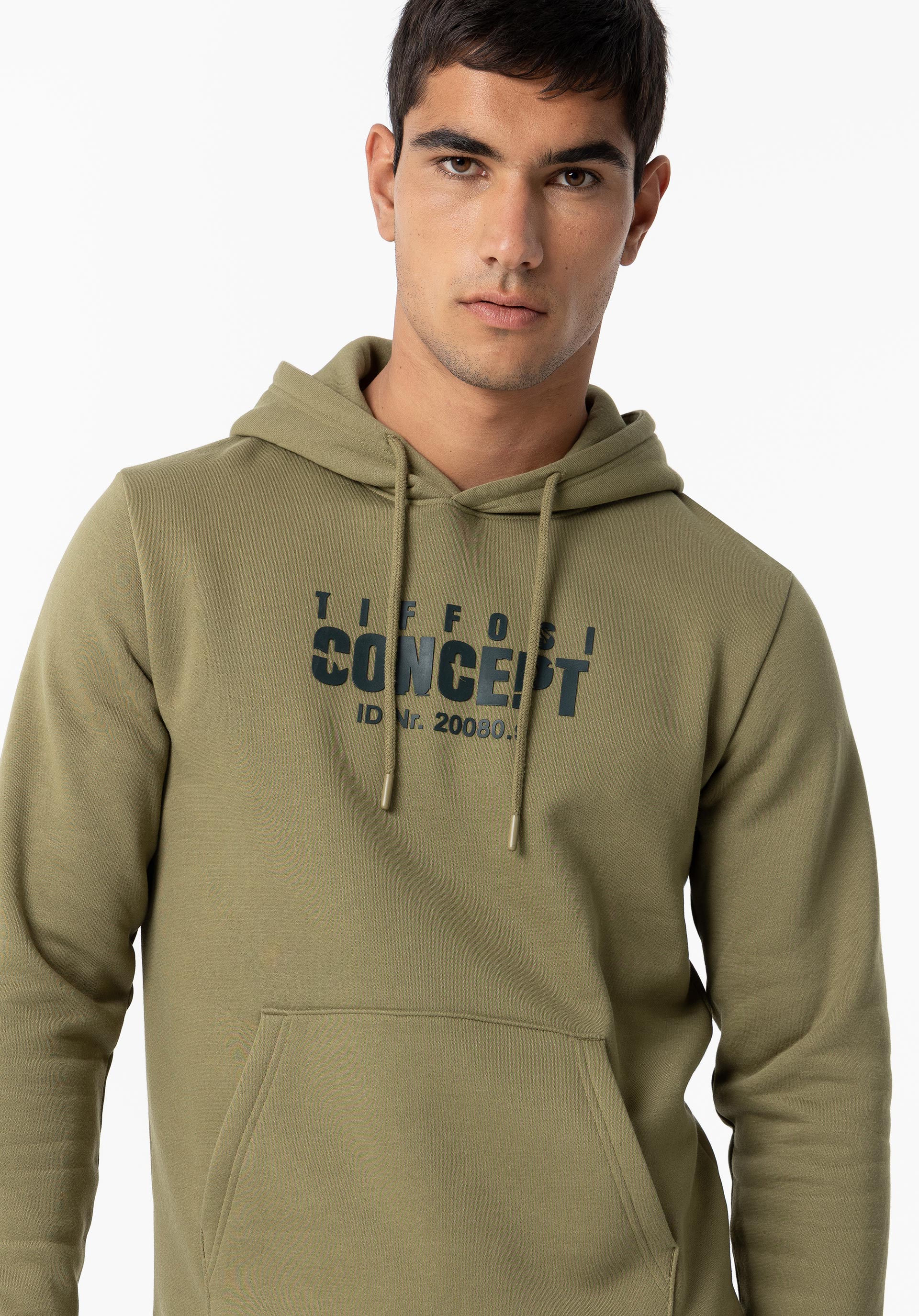 Hoodie Estampado com Relevo