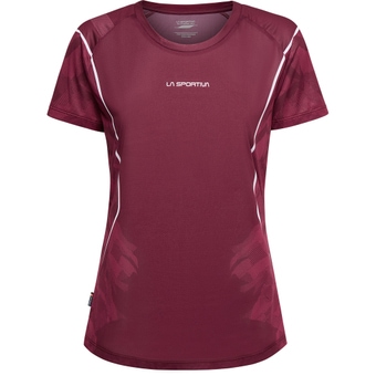 La Sportiva Pacer T-Shirt Redwood / Chalk Damen