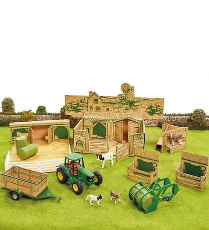 Britains Leges?t - 43257 - John Deere - 20 Dele - Farm In A Box
