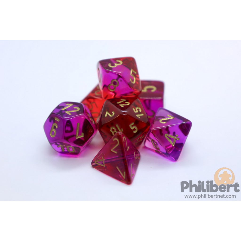 Set de 7 Dés JDR Chessex Gemini