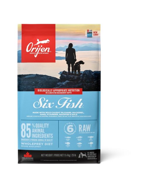 Orijen Whole Prey Six Fish Dog Sardines&Makreel - Hondenvoer